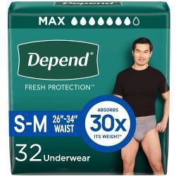 Bundle Of 10 Packs Of Small Depends For Women And Men