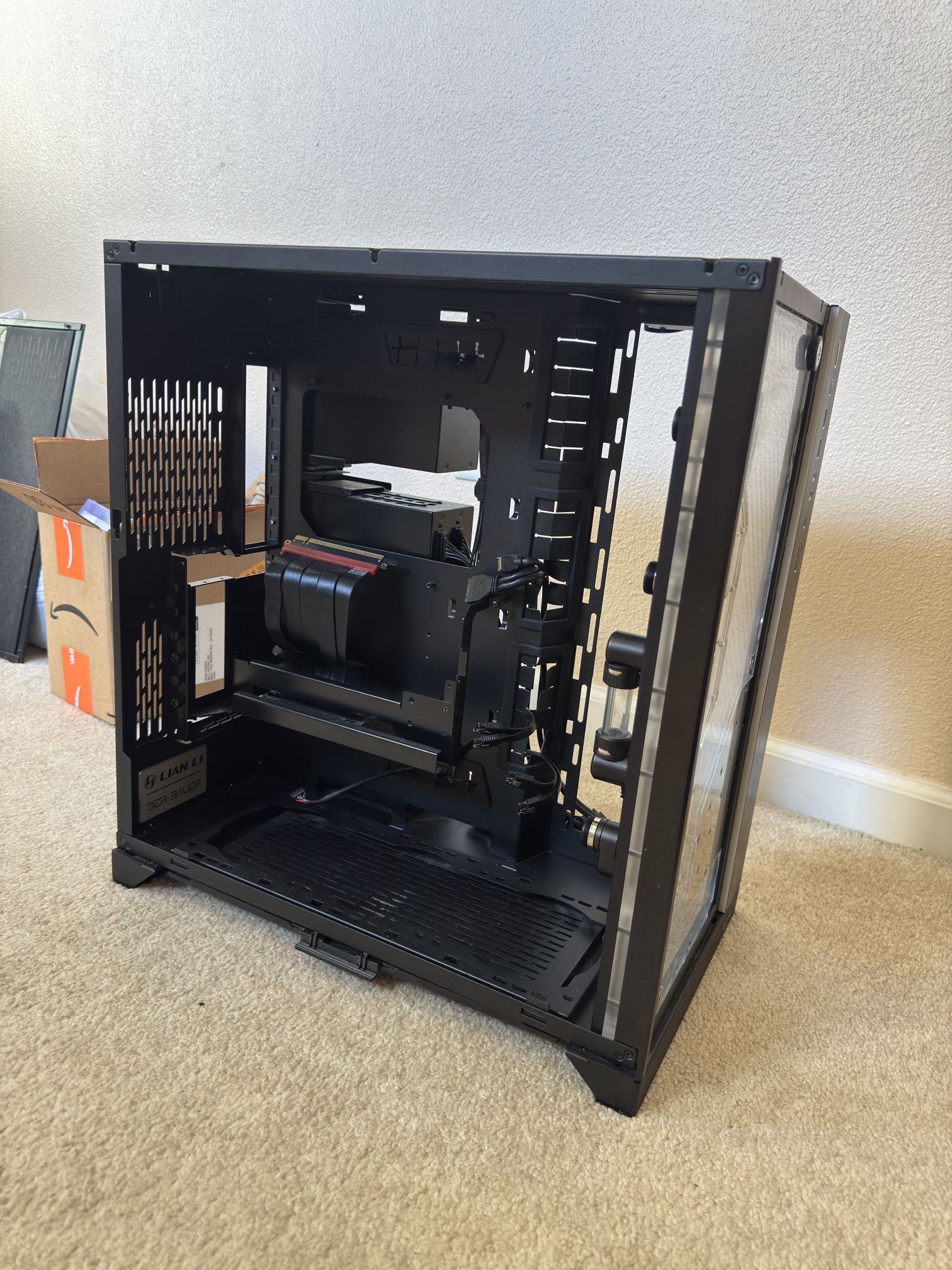 PC Case With Extra Parts