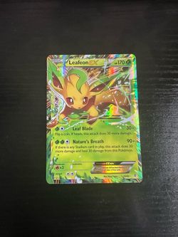 Leafeon EX Pokemon card