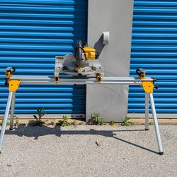 Heavy duty miter saw with stand