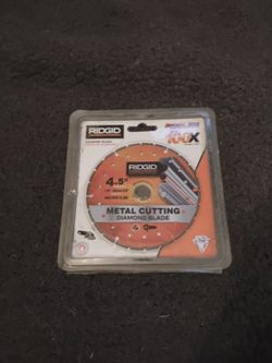 Ridgid 4.5" metal cutting diamond blade