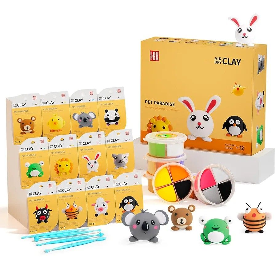 Air Dry Clay Kits - Modeling Clay for Kids Yellow