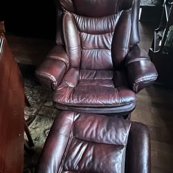 Recliner with ottoman