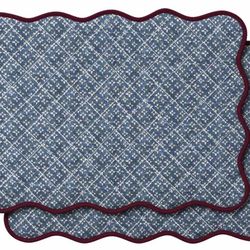 Threshold Scalloped ReversiblePlacemats 