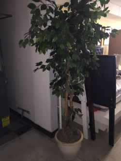 Artificial tree house decor