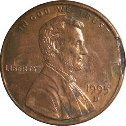 Rare Doubled Die - 1995-D Lincoln Memorial Cent