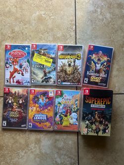 Nintendo Switch Games new  $15 Each One Price Firm