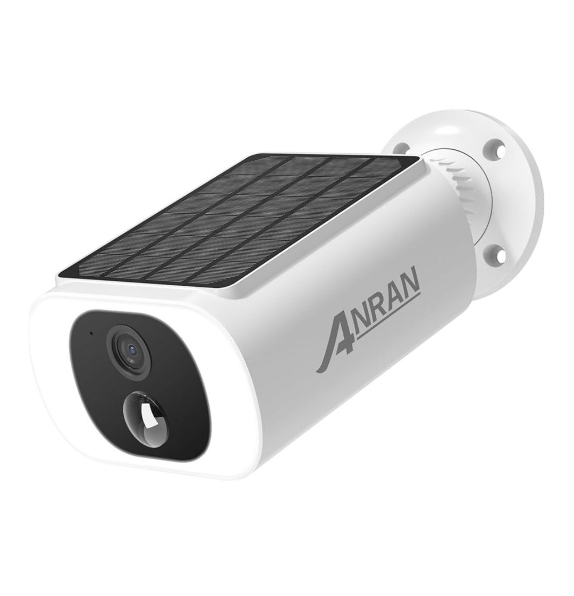 ANRAN 2K Solar Security Cameras Wireless Outdoor, 2.4Ghz WiFi Surveillance Outdoor Camera for Home Security with Embedded Solar Panel, Color Night Vis
