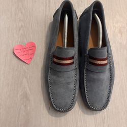 bally men’s perry leather penny 