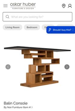 Brand new console table