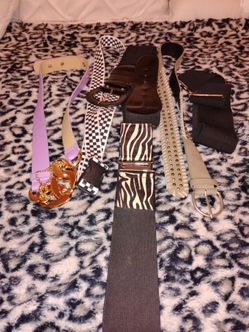 Mixed Women's Belt Bundle – 6 Belts