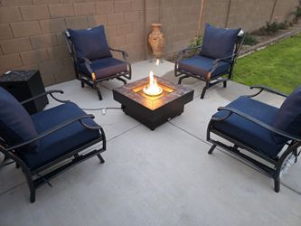 FIREPIT PATIO FURNITURE 