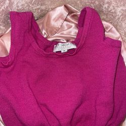 St John Pink Knit Tank Top