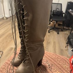 Venus Tall Tan Boot $80