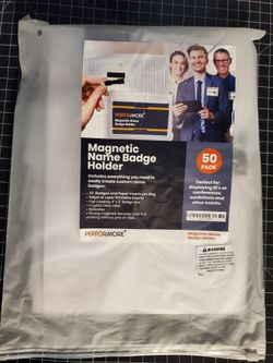 Magnetic Name Badge Holder 