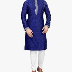 Men’s Kurta Pajama Set: Size 46/XL