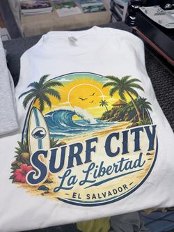 Surf City La Libertad El Salvador Graphic Tee