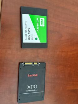 WD Green 240GB SSD & SanDisk X110 SSD Lot