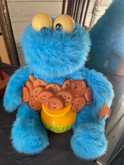 VTG Cookie Monster Sesame Street Figure