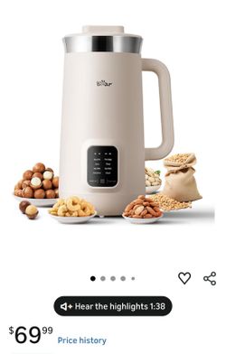 Nut Milk Maker Beige