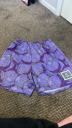 One Piece anime mesh shorts