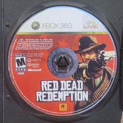 RED DEAD REDEMPTION (2010 XB360) WILD WEST COWBOY OUTLAW DEPUTY MICROSOFT XBOX 360 VIDEO GAME DISK