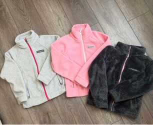 Colombia Jacket Girls Youth Sz XS Zip up $9 each