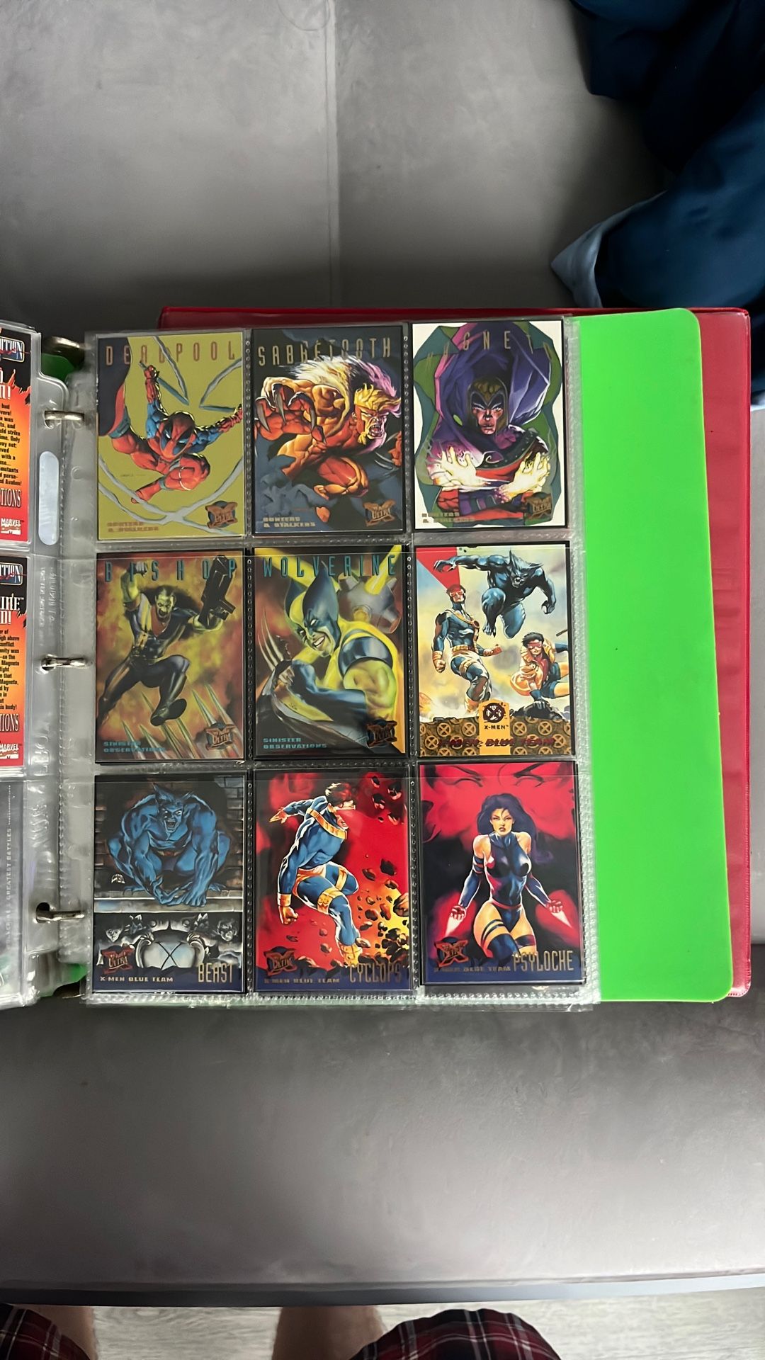 57 Set Of Different Marvel Cards