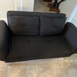 Serta Michigan Black Twin Sofa Bed