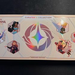Lorcana Curator's Collection Heroines Disney trading cards 