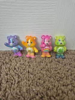 Care Bears Rainbow Colored Figures Walmart Special Collector 4 Bears
