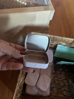 Mint White Tin Cans