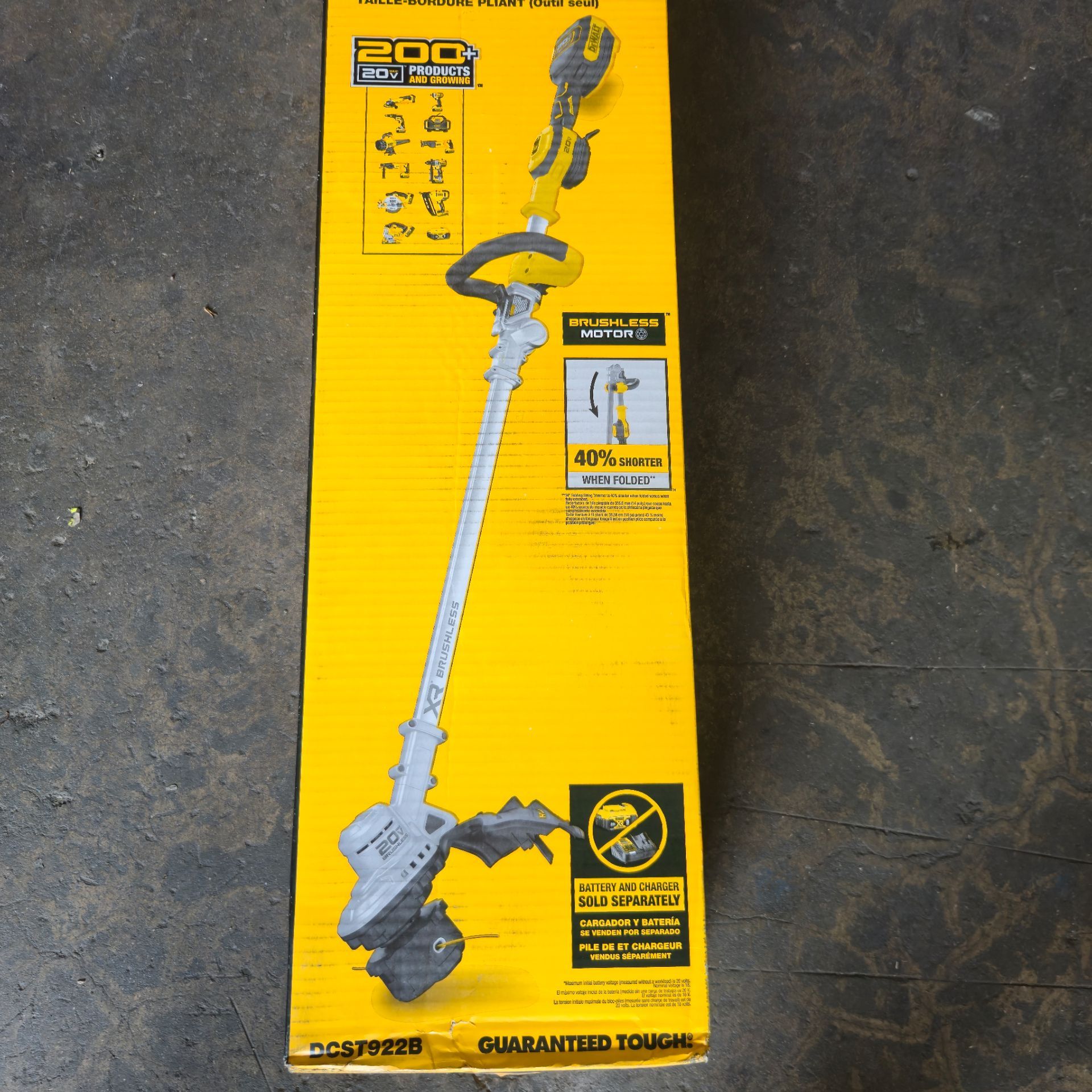 DEWALT 20V MAX 14 in. Brushless Cordless Battery Powered Foldable String Trimmer (Tool Only