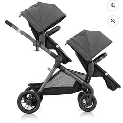 Stroller evenflo pivot xpand double