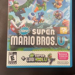 New Super Mario Bros. Wii U Game With Case
