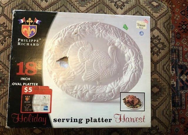 18 inch vintage turkey platter 1990’s