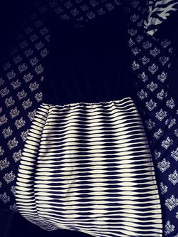 Black and white dress