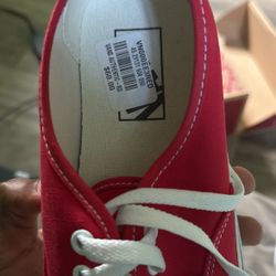 Red Vans