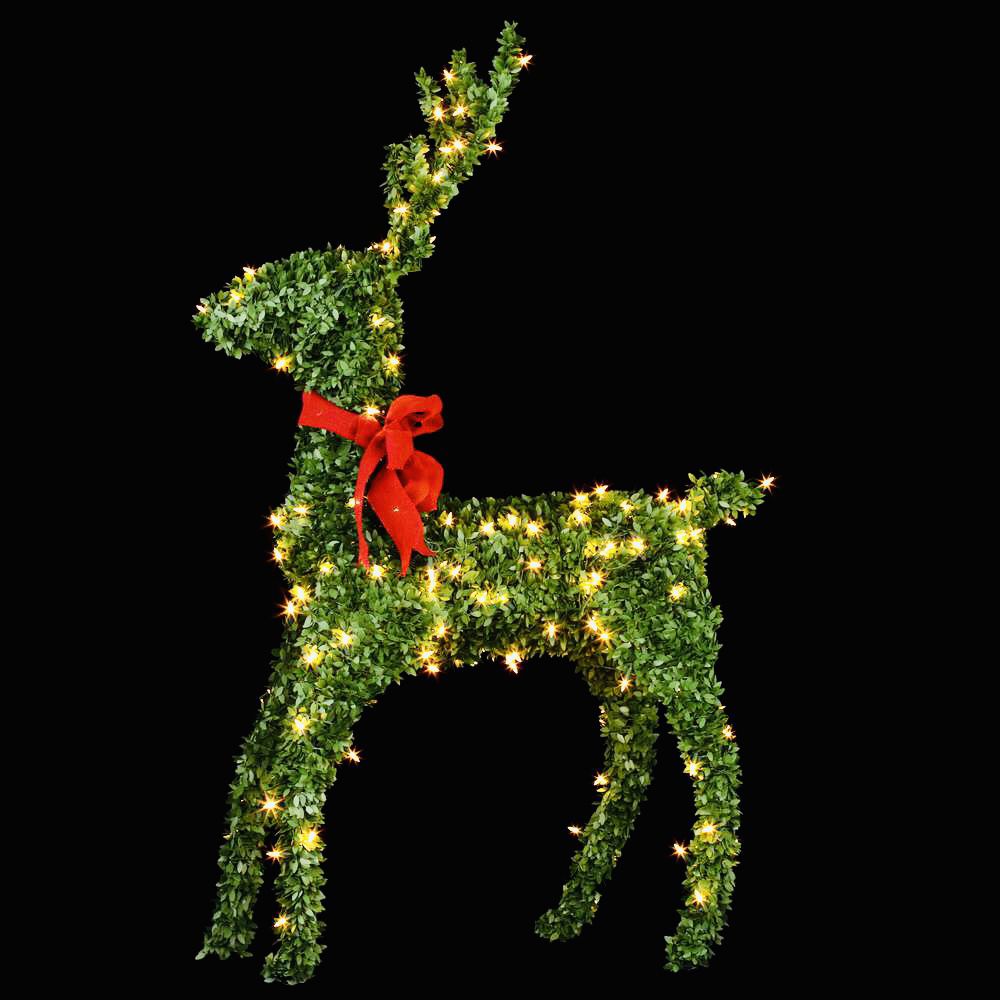 60 in. 150-Lights Standing Topiary Reindeer *BRAND NEW IN BOX* MSRP $179 Outdoor/Indoor Christmas