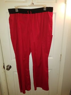 Plus size scrub pants