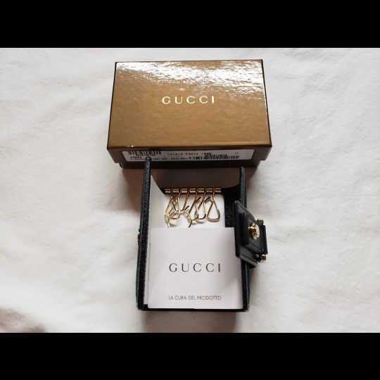 Gucci ABBEY Key Case Key Wallet Black