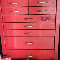 Proto Vintage  Rollaway Tool Chest 