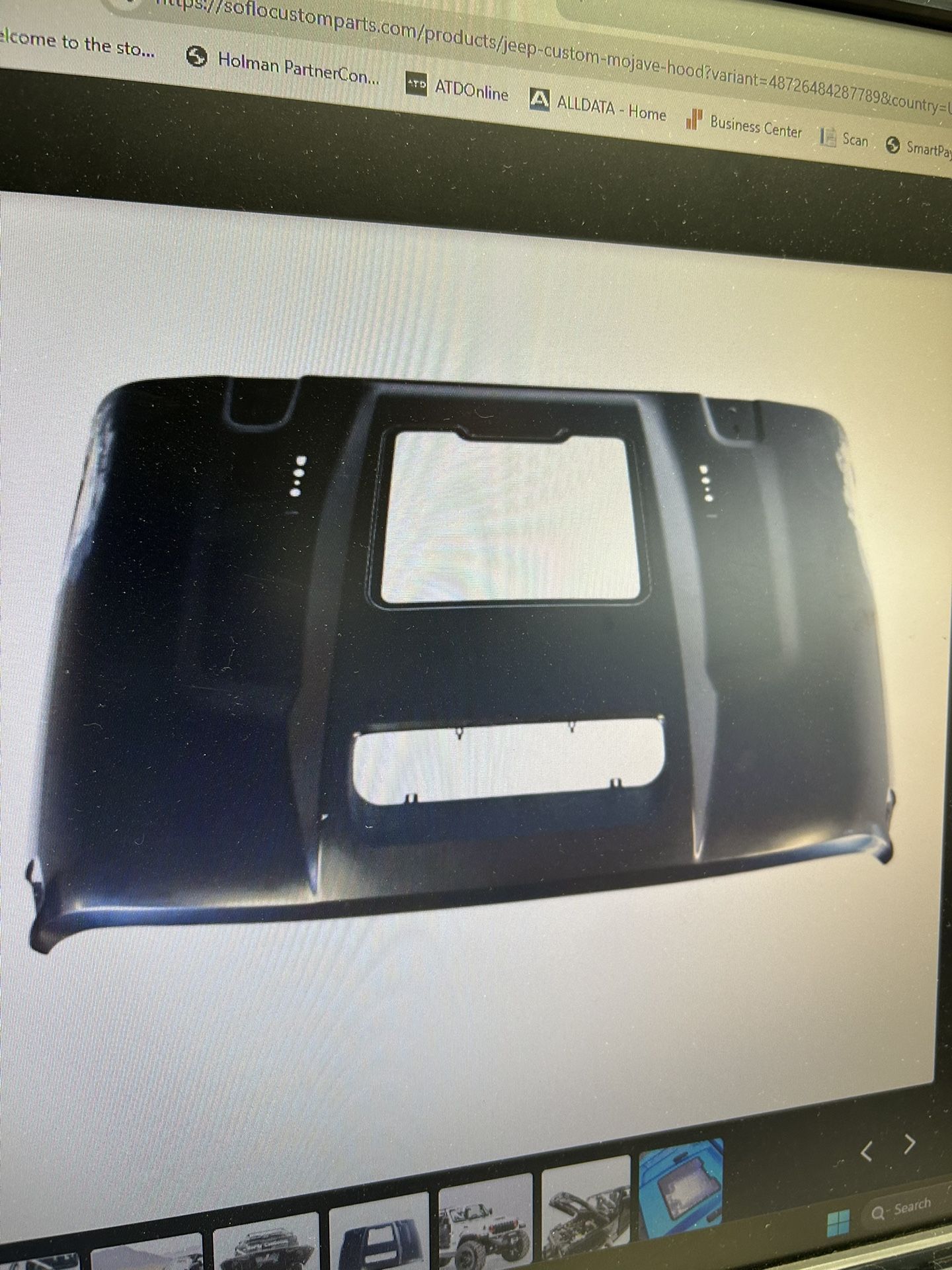 Jeep Wrangler 2018 Hood