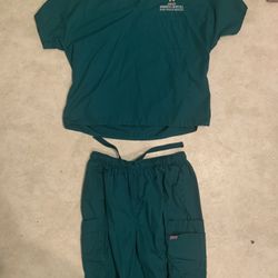 Large Scrubs (green) Uniform Sibley hospital