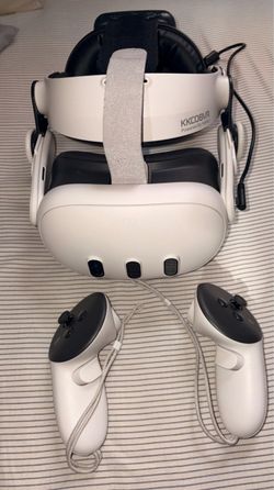 Meta quest 3 with KKCOBVR Q3PRO battery head strap