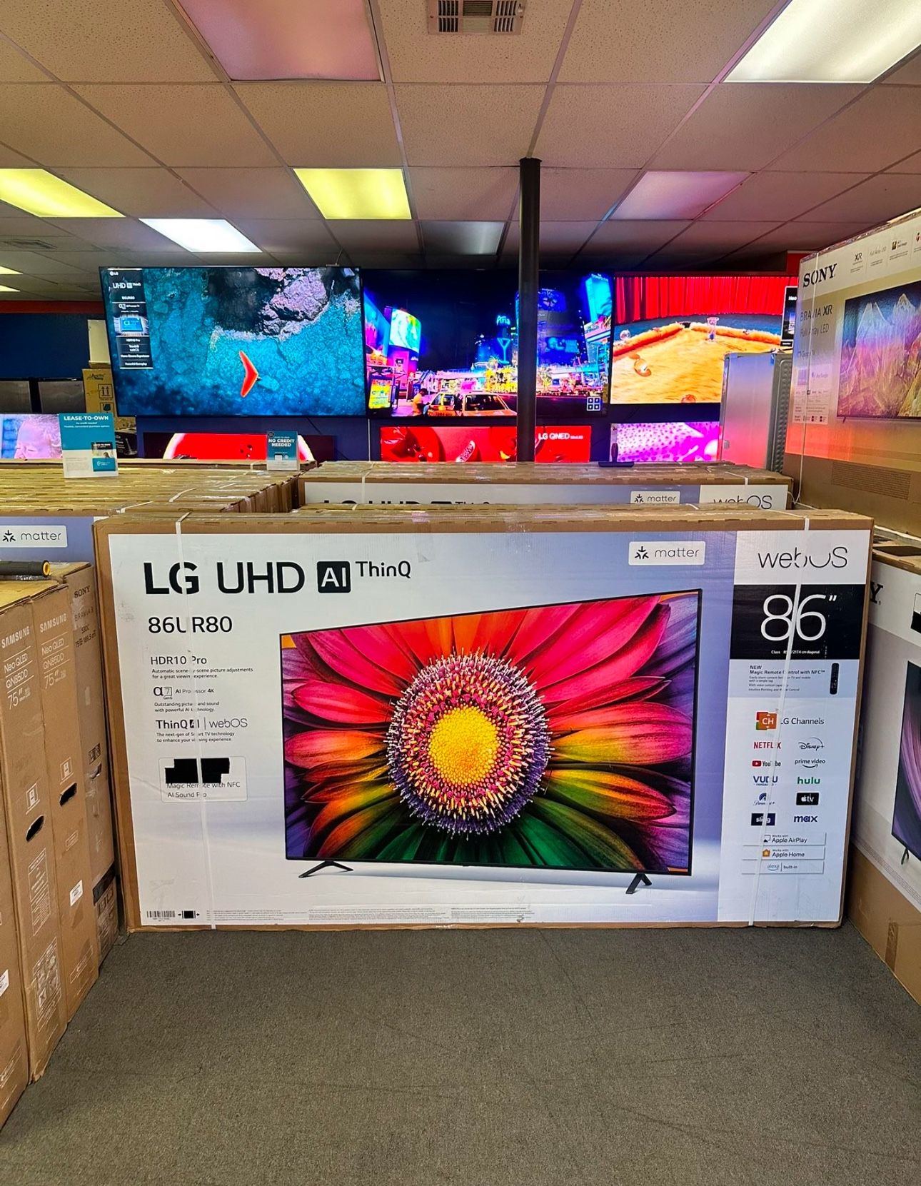 86” LG UR80 4K UHD Smart Tv 