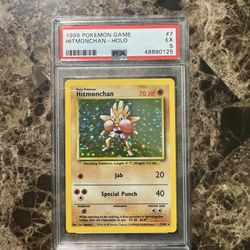 Hitmonchan Holo PSA 5 Pick-up Only