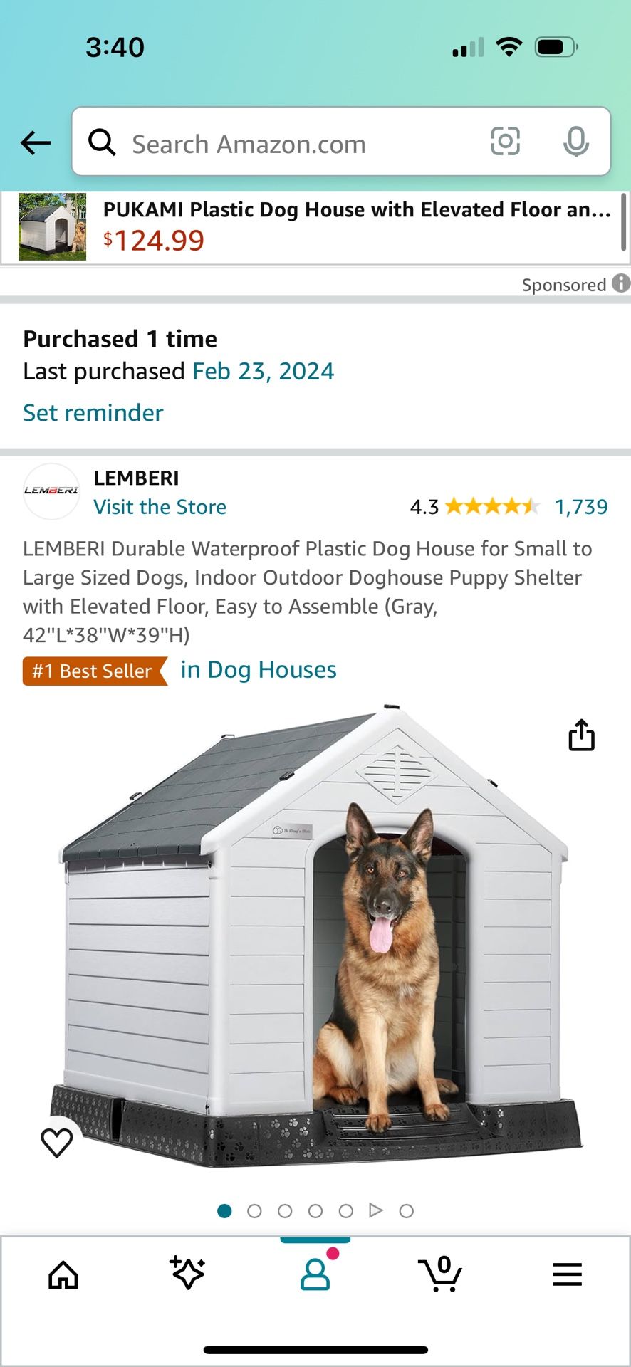 Indoor/Outdoor Dog House