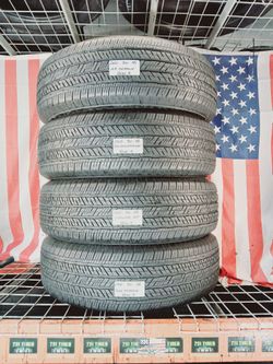 ✔️ Set of 4 Used Tires P255/70R18 BRIDGESTONE DUELER H/T 255/70R18 ALL SEASON SUV TRUCK 255 70 18