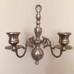 Brass set of wall candle holders 2sets